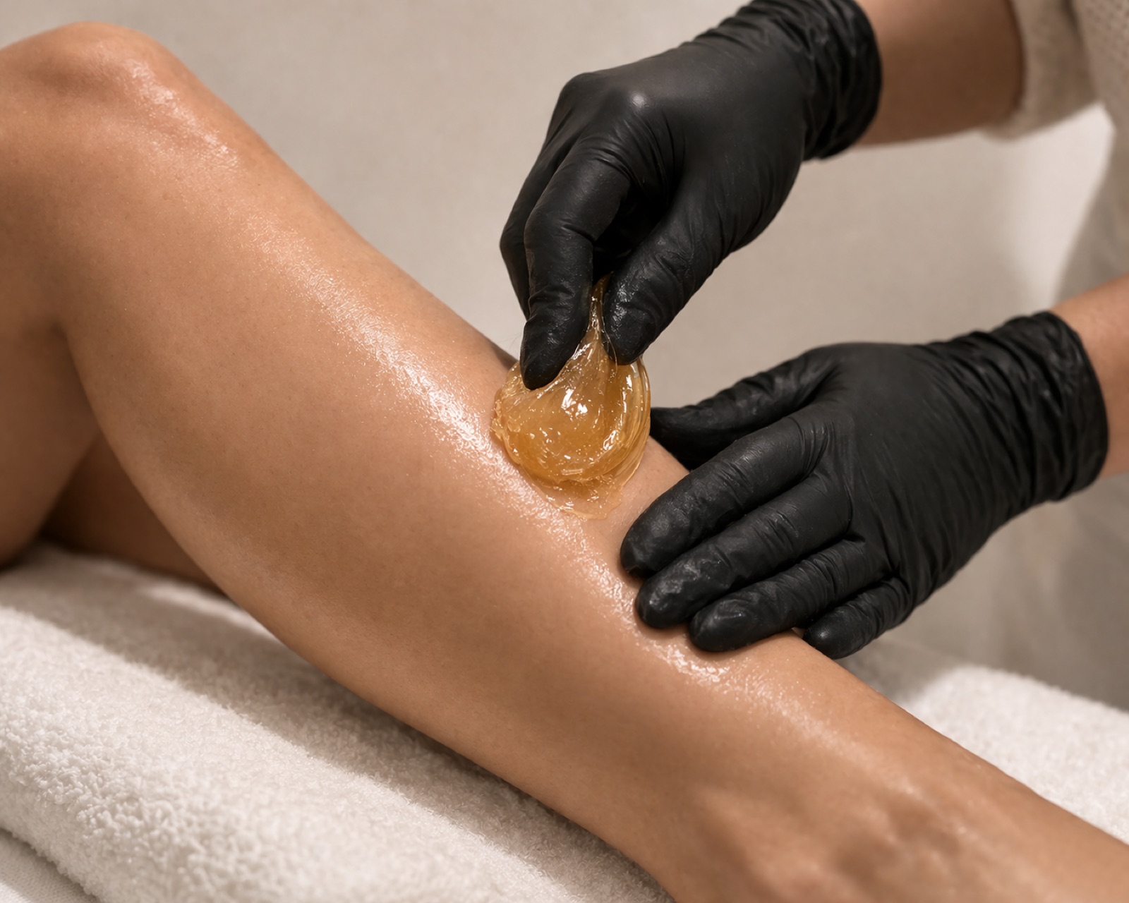 Épilation au sucre - méthode naturelle
